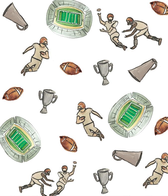 Football Minky Blanket