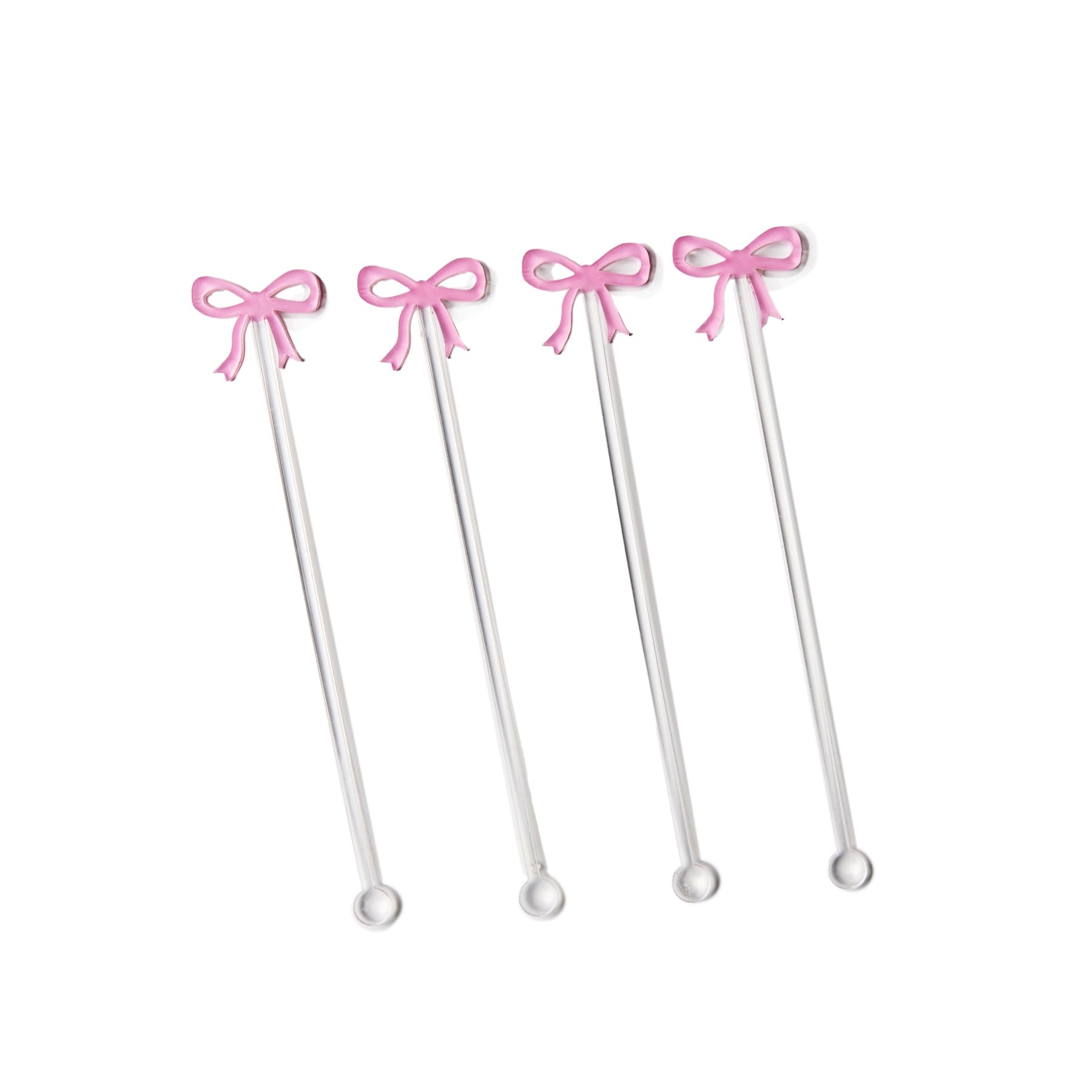 The Perfect Bow Stir Sticks - pink