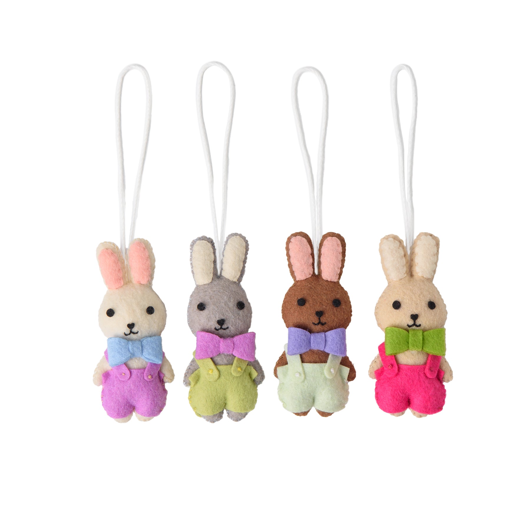 Felt Bunny Ornaments