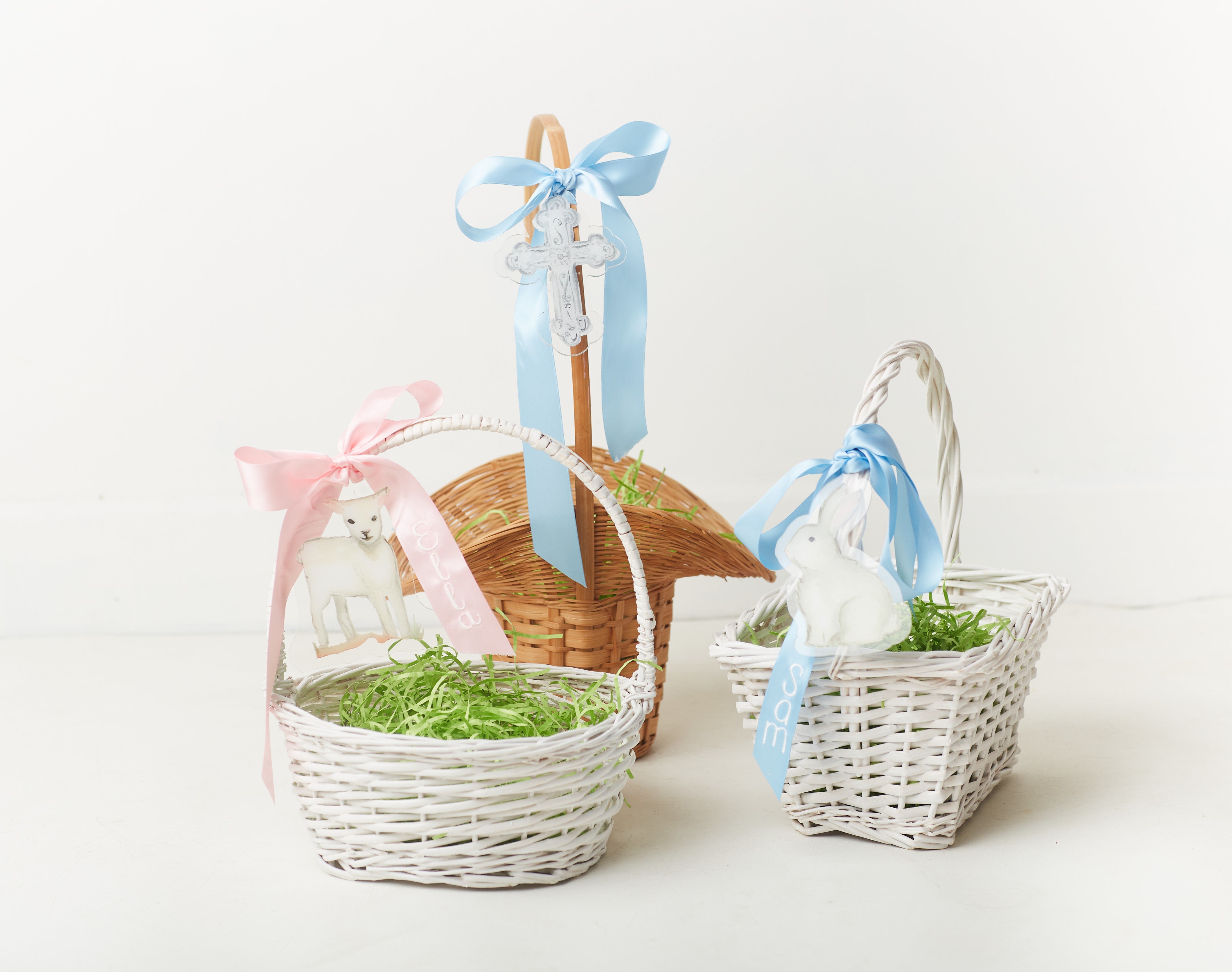 Easter Basket Ornament - CROSS