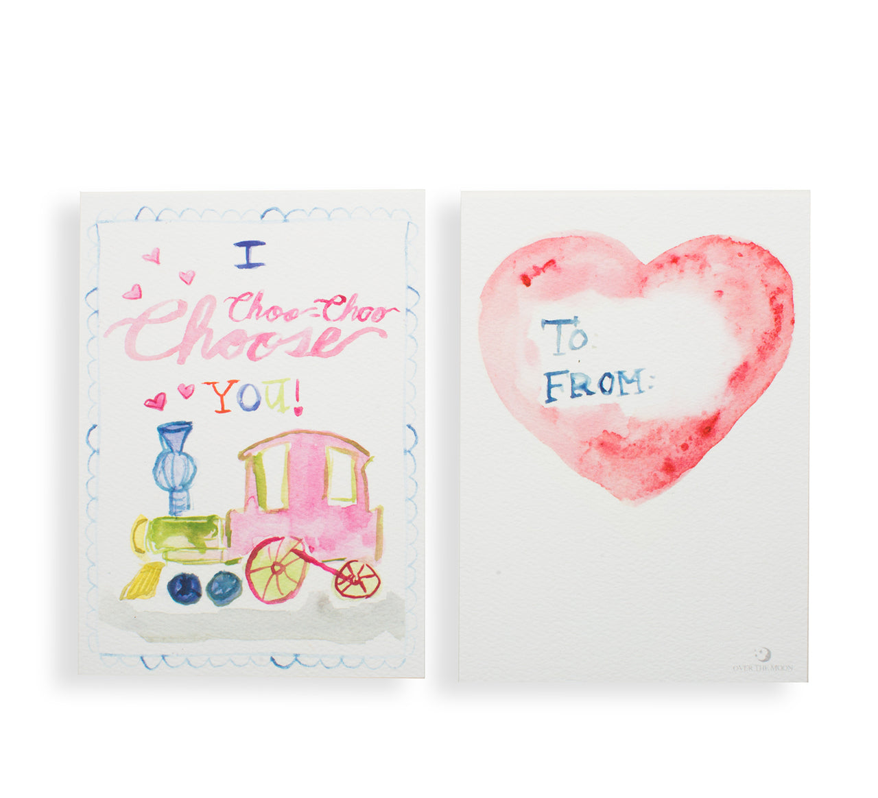 Watercolor Valentines